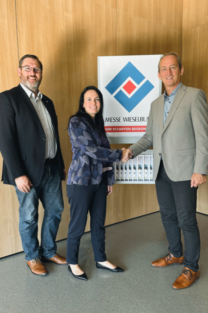 Neue Geschäftsführung bei der Messe Wieselburg GmbH: Marion Heim (M.) mit Franz Rafetzeder und Werner Roher | Foto: Messe Wieselburg