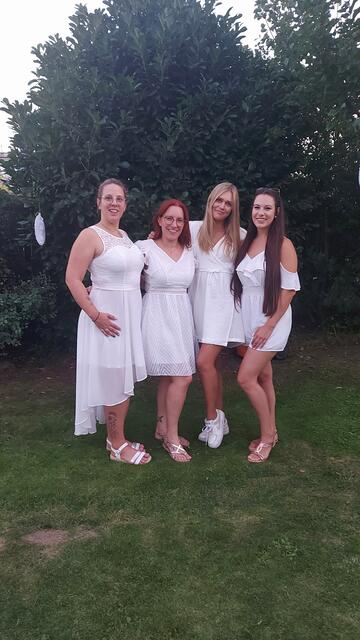 Trainerfoto Feier von li nach re: Niki, Irmi, Agatha, Helena | Foto: privat