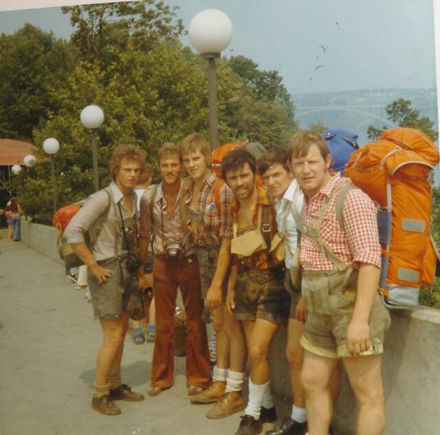 Michael Waclawiczek, Raimund Garber, Fuzzi Huber, Alfred Guem, Herbert Zangerl und Edmund Weinseisen. | Foto: Fuzzi Huber