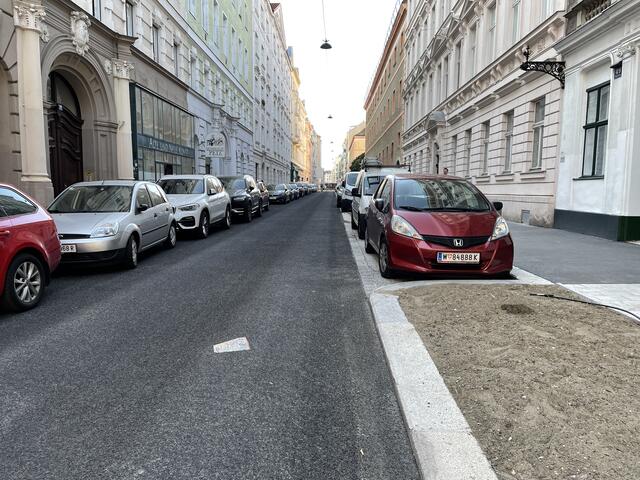 Die Baumscheiben sollen noch im Herbst bestückt werden.  | Foto: Miriam Al Kafur