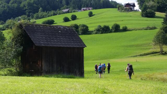 Im Gehen können die Teilnehmer auch die Stille in der wunderschönen Landschaft genießen. | Foto: Krisper-Ullyett