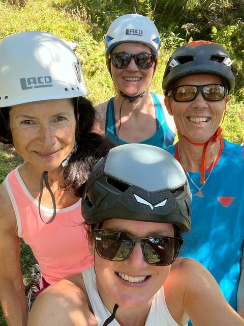 Bereits am Freitag, 8. September, waren die Kletterfreaks des Ennser Alpenverein wieder unterwegs, diesmal in Pürgg im steirischen Ennstal. | Foto: Alpenverein Enns