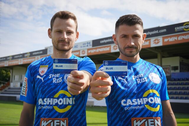 Mirnes Becirovic (rechts) und Marcus Maier freuen sich auf weitere Unterstützung.  | Foto: David Hofer