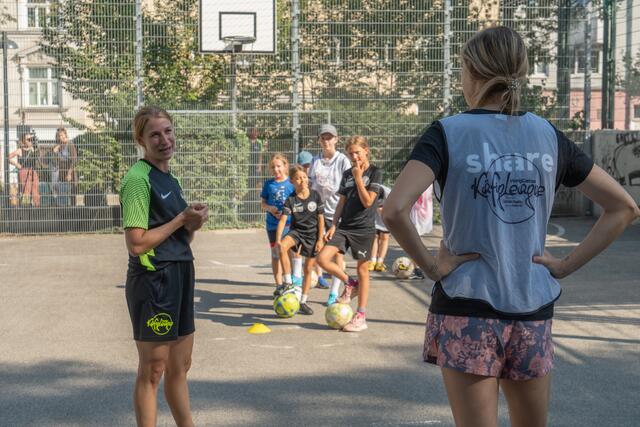 Den Mädls steht eine eigene Trainerin zur Seite. | Foto: Christoph Holzinger