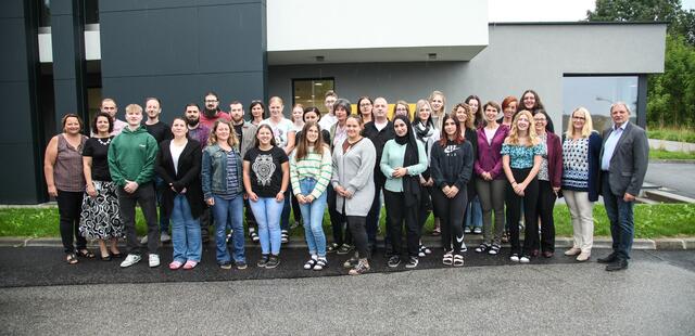 Die Schüler der Ausbildung zur Pflegeassistenz.
 | Foto: Andreas Leitner
