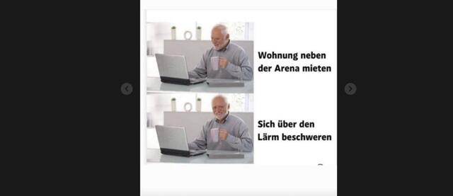 Die Anrainerbeschwerden gegen die Arena kommen im Netz nicht gut an – die Betreiber selbst nehmen es – jedenfalls in den Sozialen Medien – mit Humor. | Foto: Instagram/ Screenshot