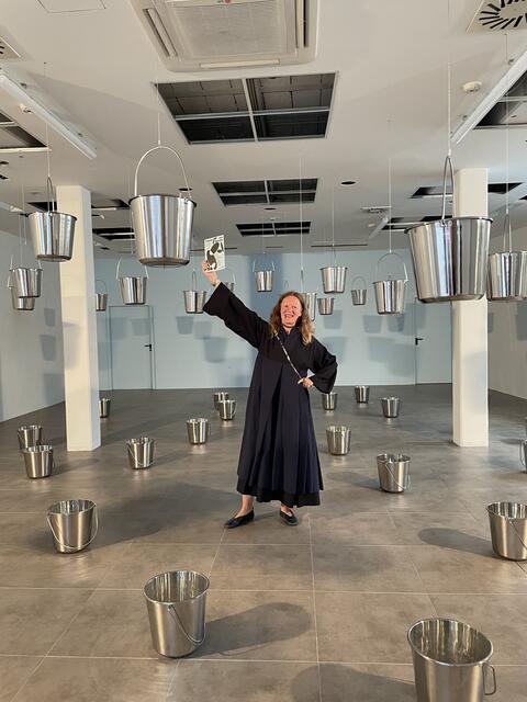 Mona Jas, die künstlerische Leiterin des KinderKunstLabors | Foto: Franziska Stritzl