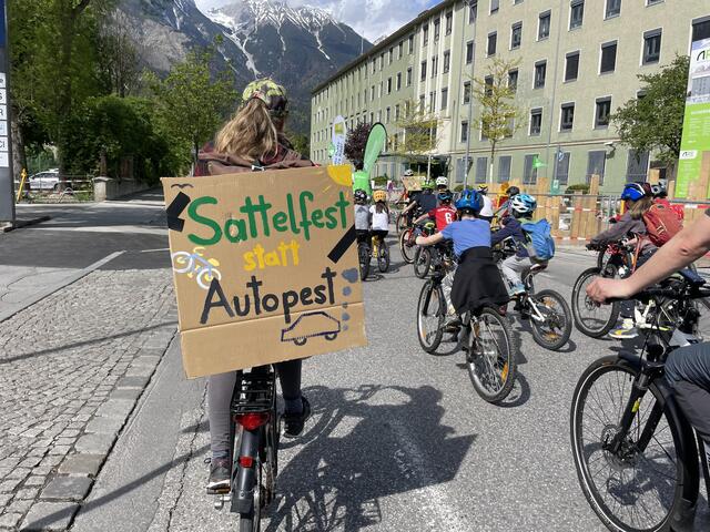 Am 23. September findet die Kidical Mass in Innsbruck statt.  | Foto: SOS-Kinderdorf