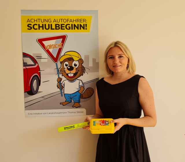 Die ÖVP im Bezirk Eferding will mit neben dem Verschenken von Jausenboxen auch auf das Thema Sicherheit am Schulweg aufmerksam machen. | Foto: ÖVP Bezirk Eferding