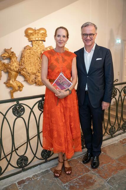 Eva Dichand und Markus Müller (v.l.). | Foto: Andreas Tischler / Esterhazy