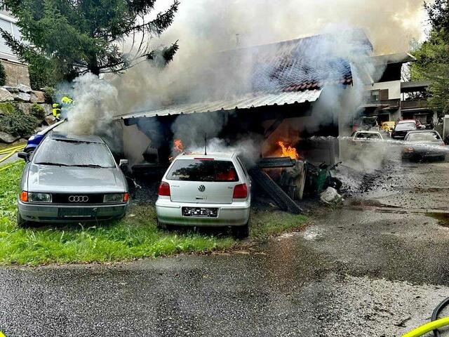 In Krottendorf-Gaisfeld kam es zu einem folgenschweren Brand. | Foto: FF Gaisfeld