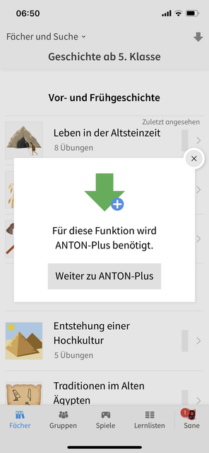 Unser App-Tipp der Woche Anton ist eine App für die Schule und für das Lernen. Die App ist eine von der EU geförderte interaktive Lernapp für SchülerInnen ab der Vorschule | Foto: Screenshot