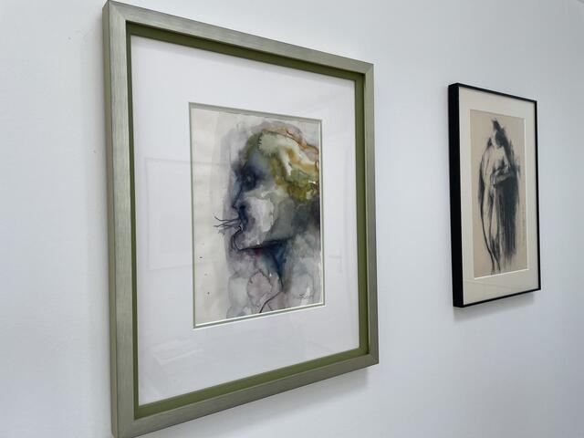 Frühe Werke von Gerhard Weissenbacher.  | Foto: Lisa Kammann