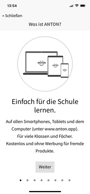 Unser App-Tipp der Woche Anton ist eine App für die Schule und für das Lernen. Die App ist eine von der EU geförderte interaktive Lernapp für SchülerInnen ab der Vorschule | Foto: Screenshot