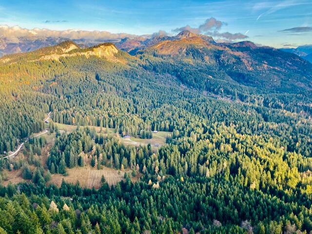 Aussicht vom "Mein Land dein Land"-Klettersteig in Bad Goisern . | Foto: Fabian Tanase