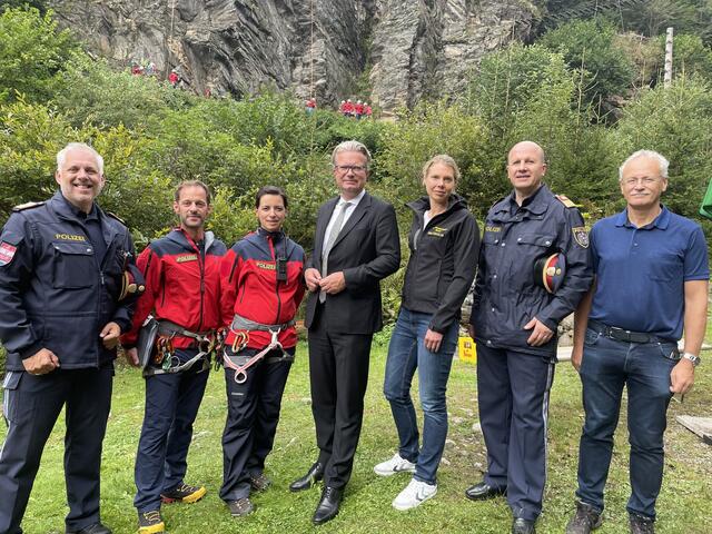 LH Christopher Drexler besuchte die Übung. | Foto: Verderber
