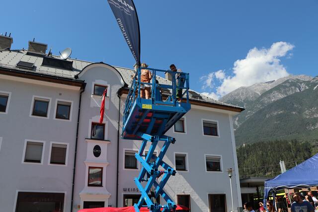 Der Free Fall Tower war etwas für die ganz mutigen. | Foto: Celina Leitner