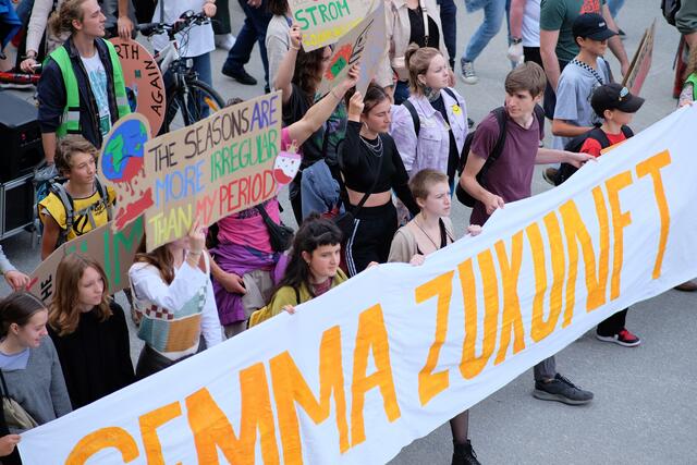 Im Rahmen des weltweiten Klimastreiks wird heute in der Stadt Salzburg demonstriert. Rund 300 Teilnehmerinnen und Teilnehmer werden erwartet. | Foto: Fridays For Future Salzburg