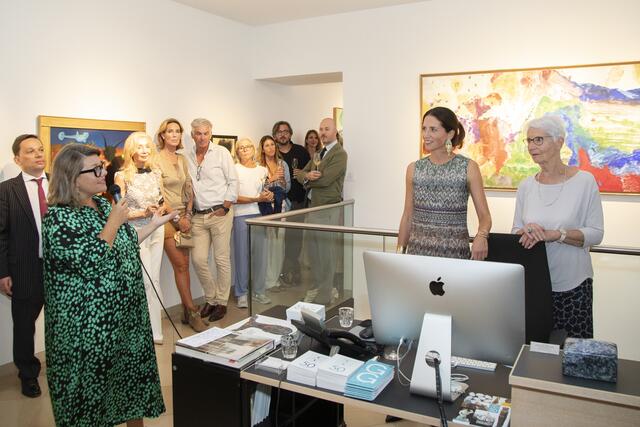 Auch die Generaldirektorin des MAK, Lilli Hollein, war bei der Vernissage dabei. | Foto: Jürgen Hammerschmid