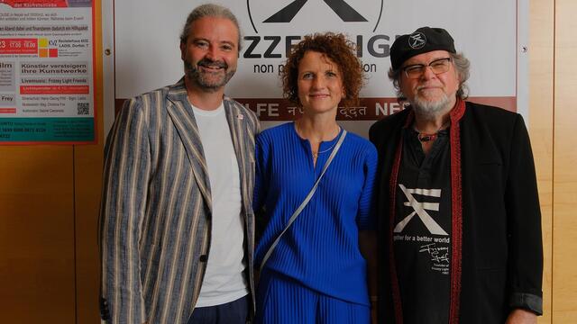 Mag. Markus Sint mit Lucia und Frizzey.