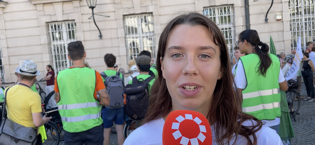 Anika Dafert ist eine der Organisatorinnen. Sie sprach mit uns über die Forderungen der Demo. | Foto: Philip Steiner