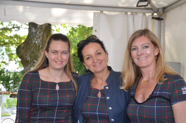 Elena Kohlmaier, Sabine Egger und Daniela Beils