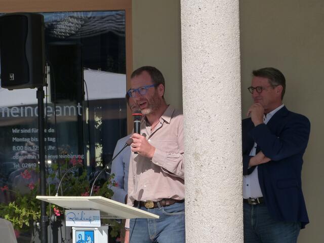 Christoph Mayer, Gründer und Geschäftsführer von KastlGreissler bedankte sich für die zahlreichen BesucherInnen. 