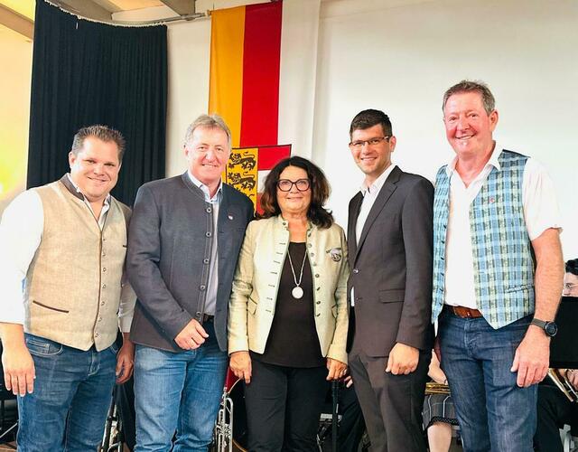 Von links nach rechts: LAbg. Bgm. Hannes Mak, Abg.z.NR Johann Weber, Abg.z.NR Elisabeth Scheucher-Pichler, Bgm. Josef Müller
