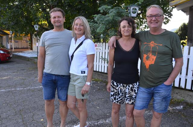 Aus dem niederbayerischen Pfarrkirchen angereist: Klaus Greil, Monika Weinfurtner, Andrea und Josef Urban