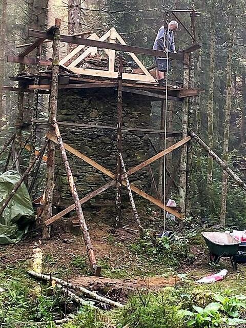 Zu Beginn der Arbeiten