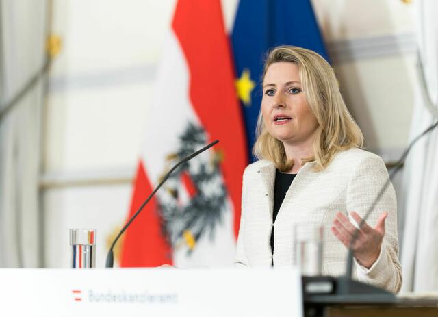 Beruf und Familie: Bundesministerin Susanne Raab (ÖVP) will Frauen in Österreich eine „echte Wahlfreiheit“ ermöglichen. | Foto: Christopher Dunker / BKA