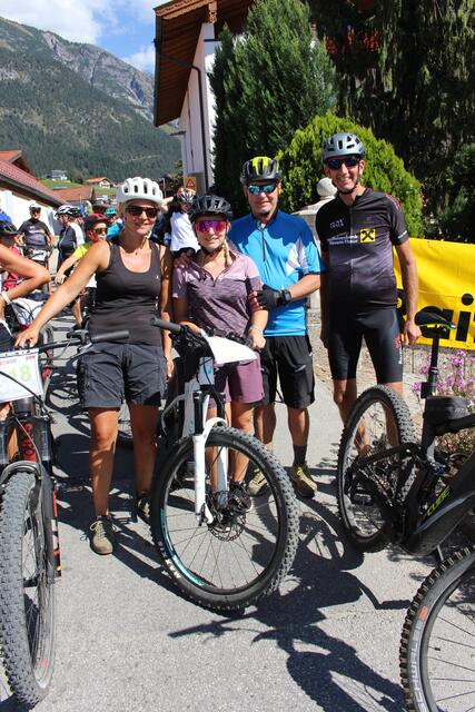 Tanja, Theresa, Josef und Romed