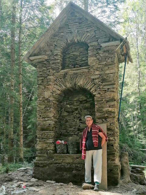 Kassierin Paula Dudek bei einem Besuch | Foto: KK