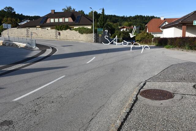 Affenzeller Kreuzung in Pabneukirchen.  | Foto: Robert Zinterhof