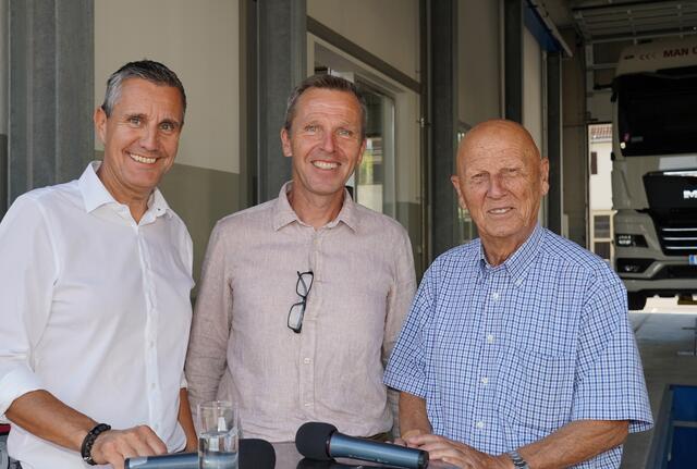 Gerald Unterberger, Anton Thum jun. und Anton Thum sen. (v.l.) | Foto: Erwin Palfinger