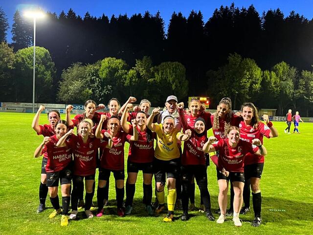 Jubel: Die FC Perg Ladies siegten in Gramastetten klar mit 4:0. | Foto: FC Perg Ladies/Facebook