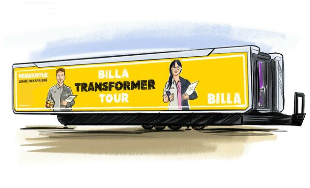 Die Transformer Tour geht durch ganz Österreich. | Foto: Billa, Stargate Group Werbeagentur GmbH, Markus Wurzer