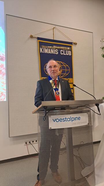 Willibald Mautner wird die Geschicke des Kiwanis Clubs Leoben im Clubjahr 2023/24 als Präsident leiten. | Foto: KC Leoben