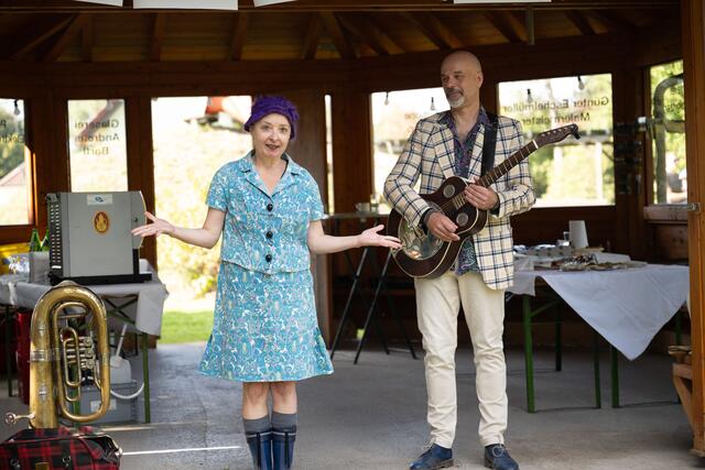 „Agathe Notnagl“ und ihr „Herr Nachbar“. | Foto: Raphaela Weinstabl