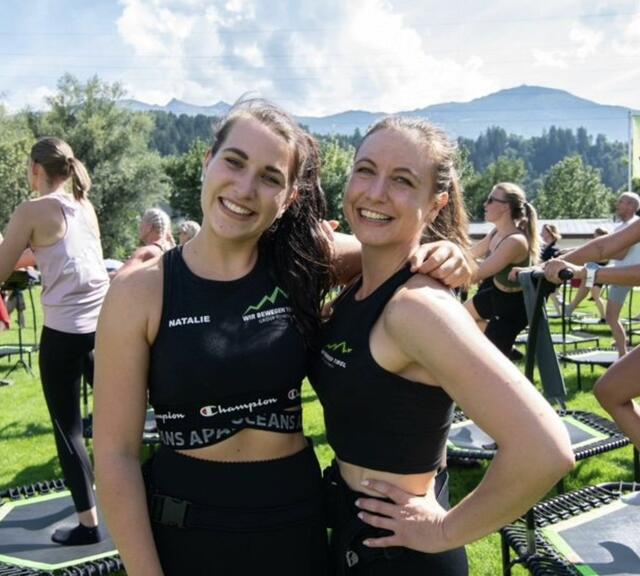 Zusammen macht das JUMPING doppelt soviel Spaß. | Foto: Wir bewegen Tirol