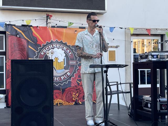 Rockige Klänge bei der S'Schneckal Stage | Foto: Katrin Pirzl