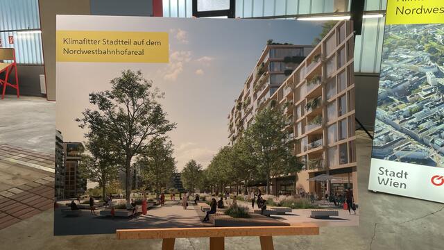Viel Grün, keine Autos und kurze Wege: Am Nordwestbahnhof soll ein komplett neues Wohn- und Arbeitsgebiet entstehen.  | Foto: Kathrin Klemm
