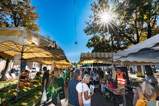 Der Alszeilenamrkt ist seit zwei Jahren ein belibter Treffpunkt. | Foto: Alszeilenmarkt / Lukas Arnold Photography