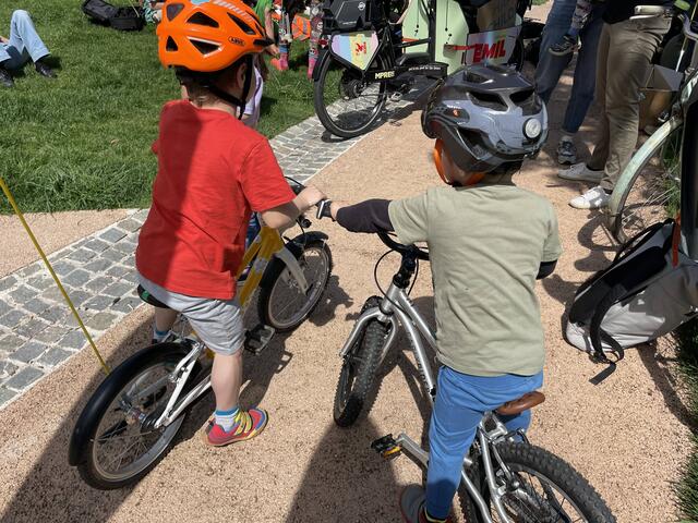 Auch die Kleinsten sollen am Radweg sicher sein. | Foto: SOS-Kinderdorf