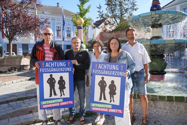 Die Grünen Zwettl: Andreas Piringer, Günter Widhalm, Evelyn Steindl, Silvia Moser und Manfred Haumer (v.l.) | Foto: Evi Leutgeb