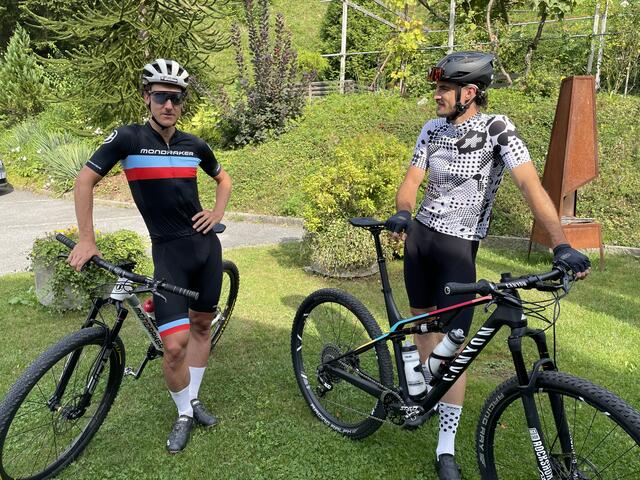 David Schöggl und Michael Knappitsch nutzen mit den Mountainbikes die sportlich anspruchsvollen Strecken. | Foto: Susanne Veronik