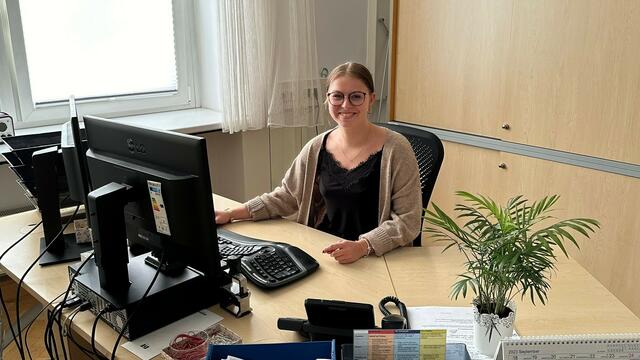 Am Bild: das "erste" Lehrmädchen der BH-Neunkirchen startete 2020 im NÖ Landesdienst. | Foto: Bezirkshauptmannschaft Neunkirchen