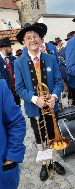 Fabian Wageneder ist leidenschaftlicher Musiker. | Foto: MMK Gallspach