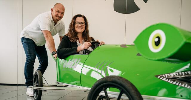 „Das Lehrlingsbeauftragen-Duo, Eva Grubmüller und Gerhard Schwarz. | Foto: HAI