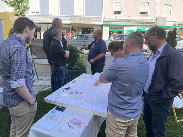 Die Karte und die dahinterstehende Idee regte spannende Diskussionen an. | Foto: RMA